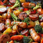 One-Pan Honey Garlic Kielbasa & Veggies