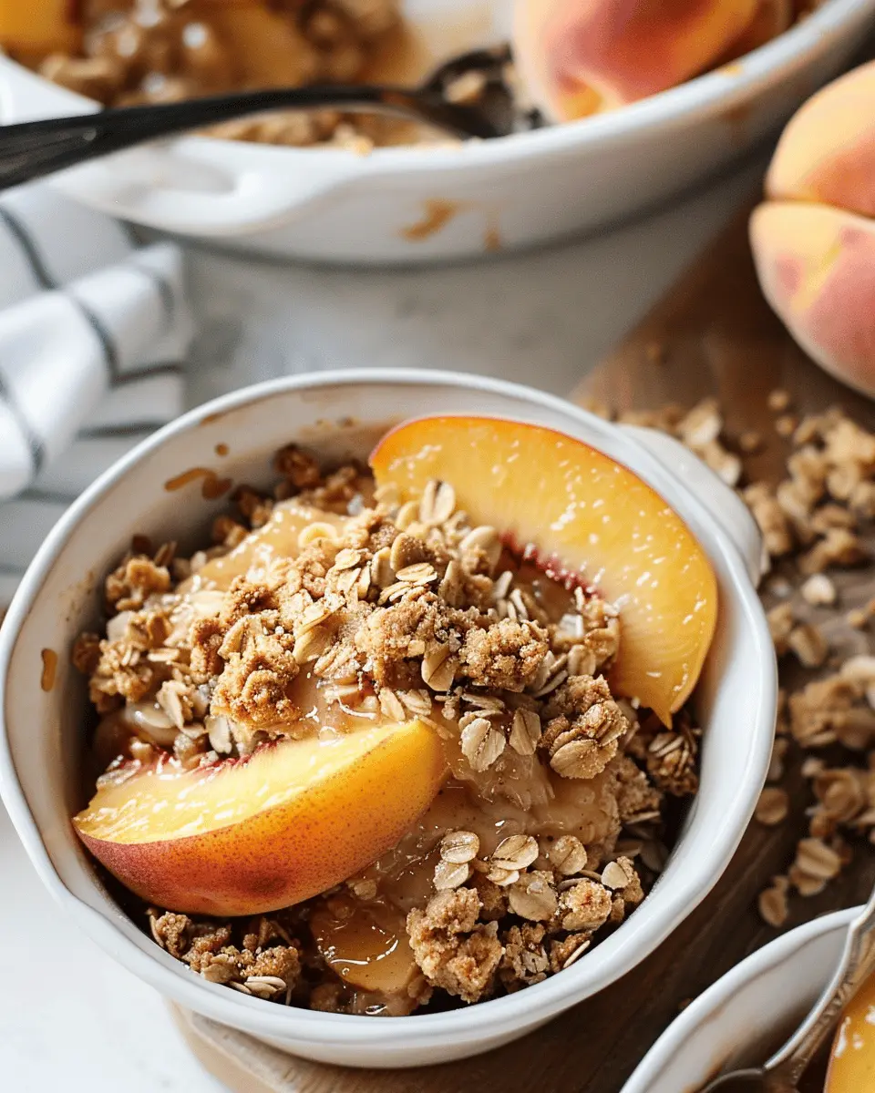 Peach Crisp: The Easy and Indulgent Summer Dessert You Need