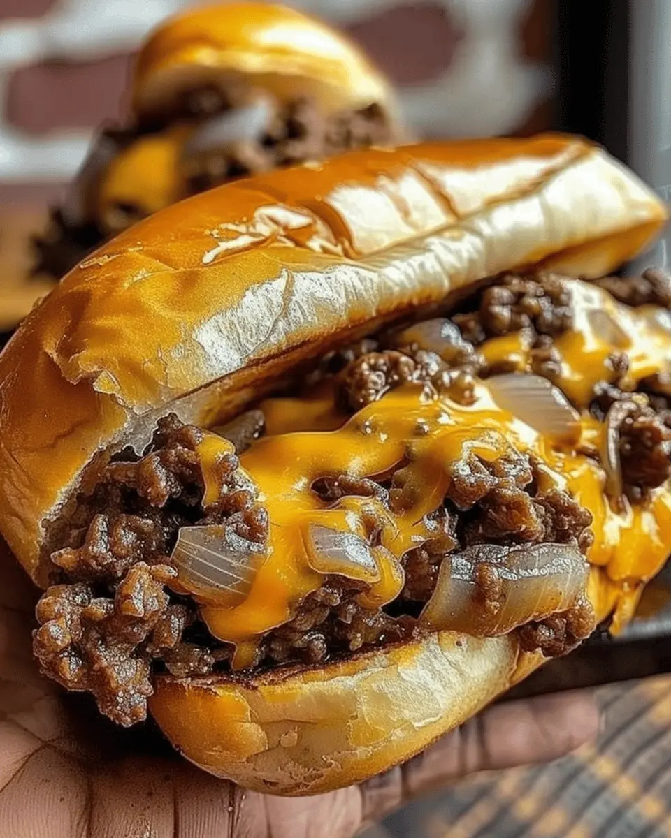 Philly Cheese Steak Sloppy Joes