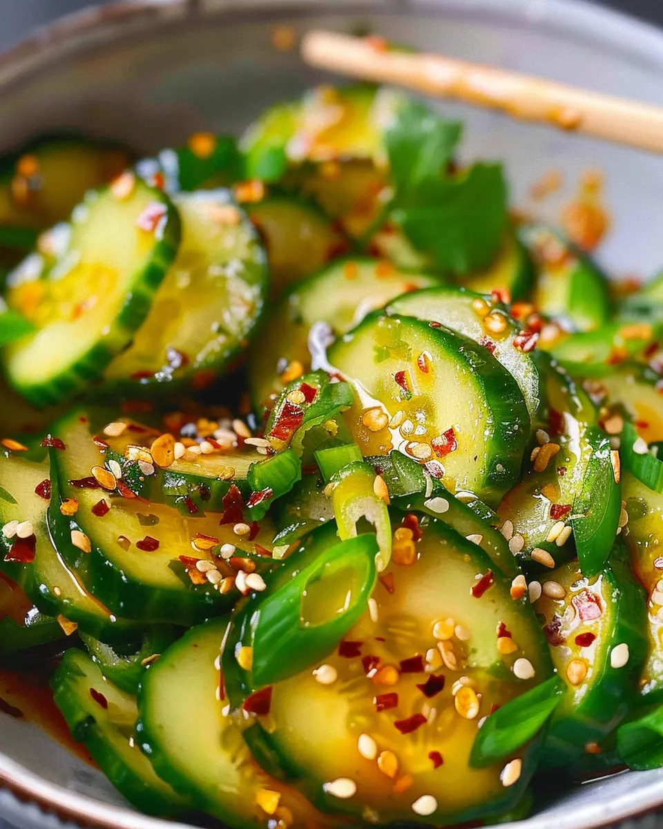 Easy Asian Cucumber Salad