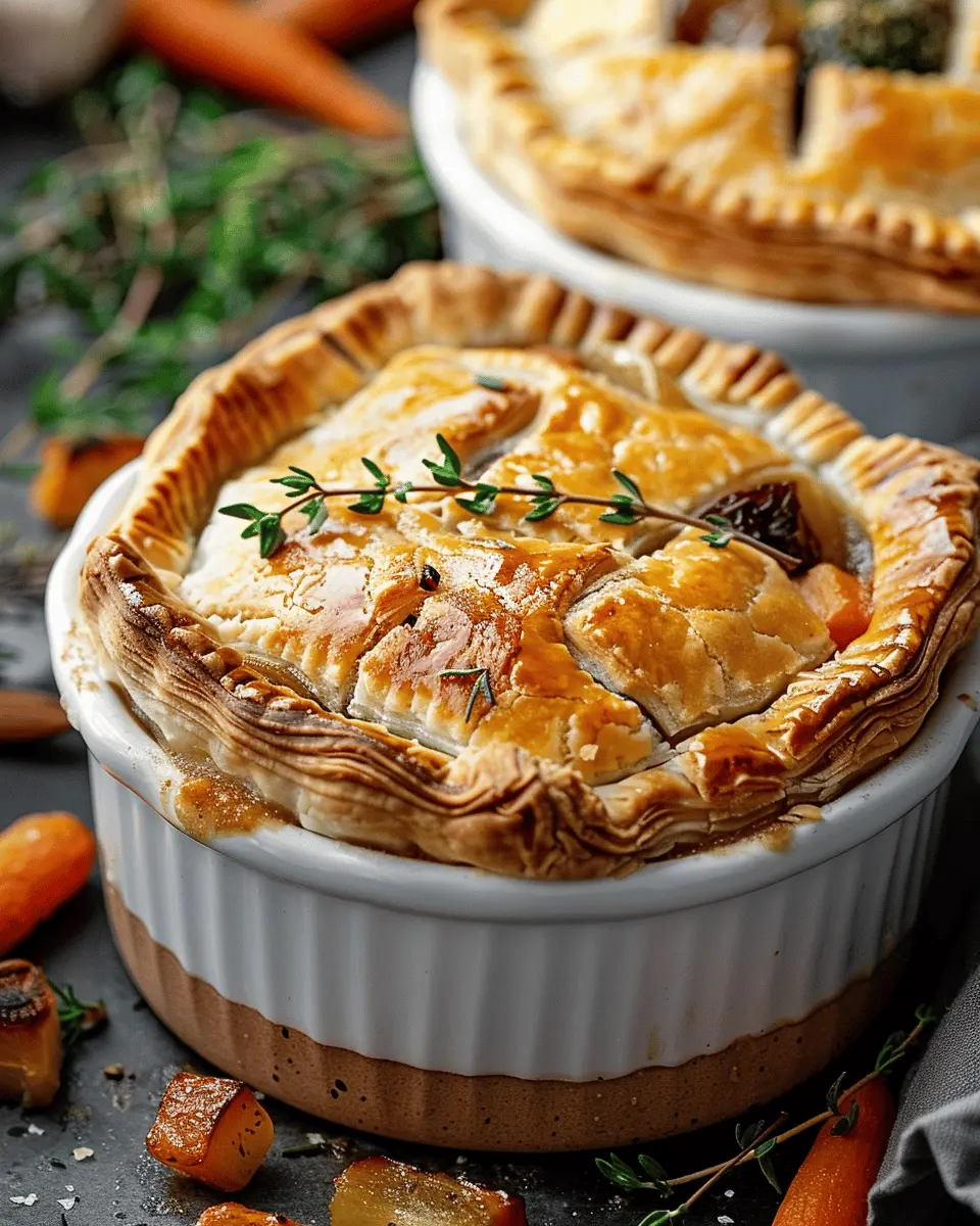 Roasted Autumn Vegetable Pot Pies: Easy Comfort Food Delight