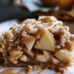 Apple Crumb Cake with Cinnamon Apple Drizzle