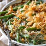 Irresistible Campbells Green Bean Casserole