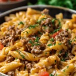 High Protein Creamy Beef Pasta Recipe for Quick Weeknight Dinners