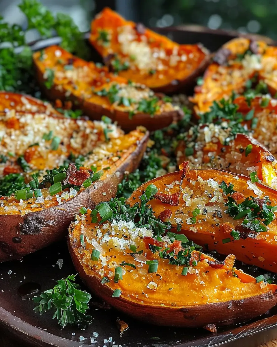 Garlic Parmesan Sweet Potato Wedges: The Best Healthy Snack Delight