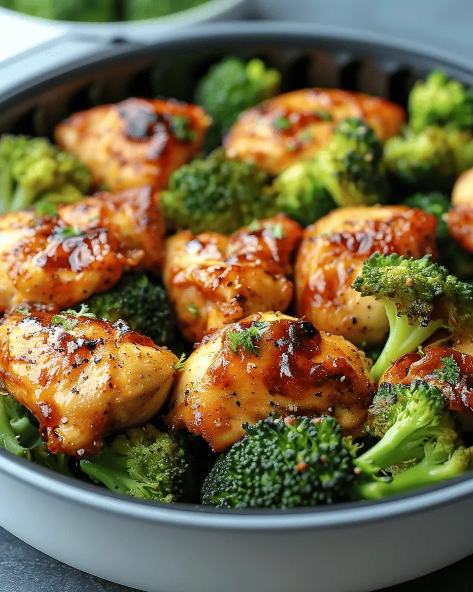 Air Fryer Chicken and Broccoli Recipe: Easy, Healthy Dinner Delight