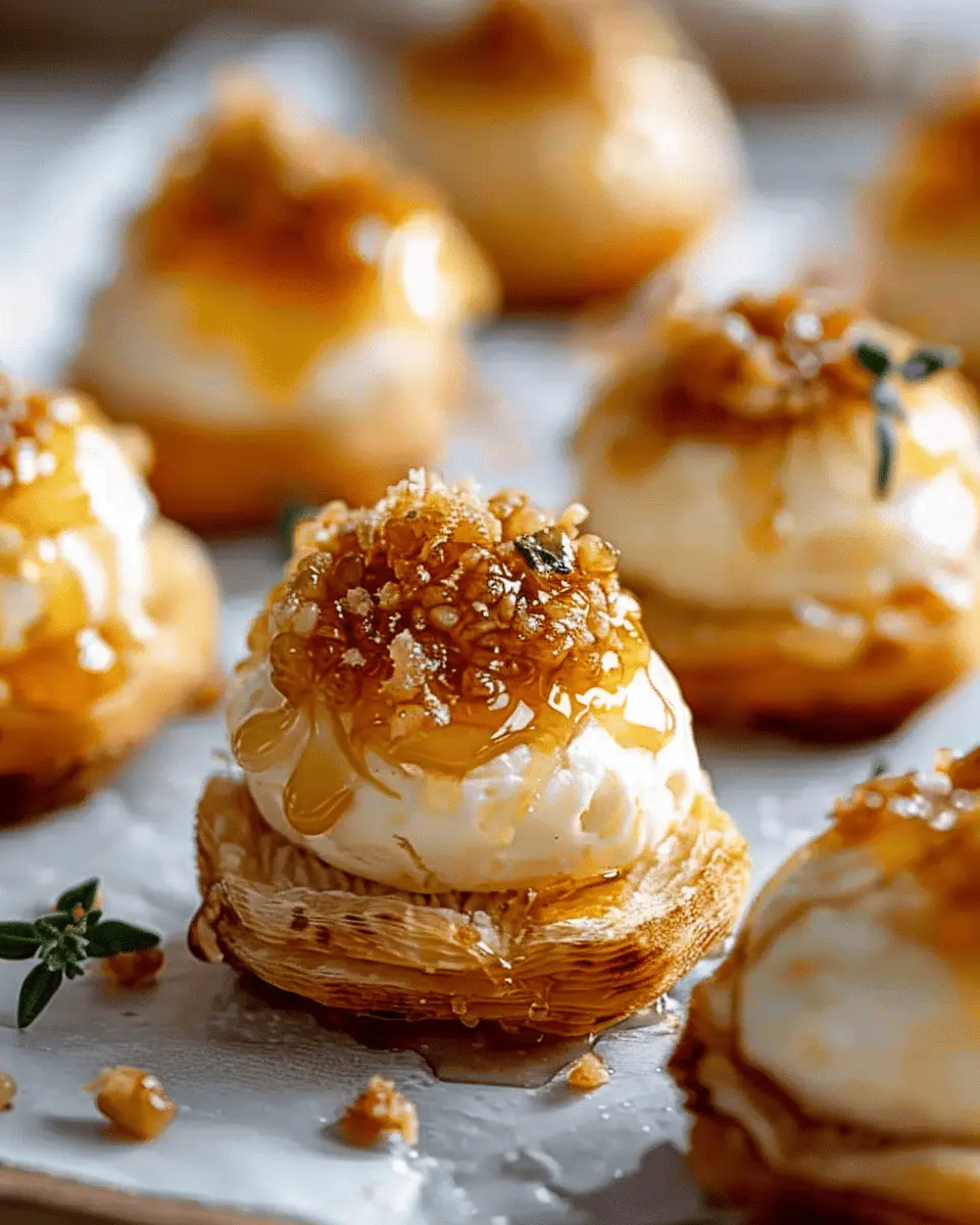 Goat Cheese and Honey Bites: Easy Indulgence with Turkey Bacon