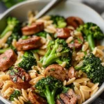 Chicken Sausage and Broccoli Orzo: A Delicious Recipe!