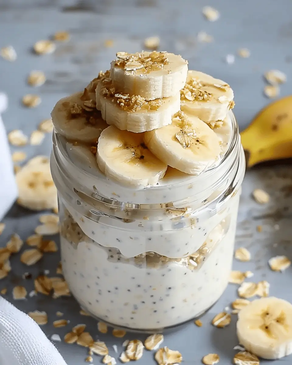 Banana Cream Pie Overnight Oats