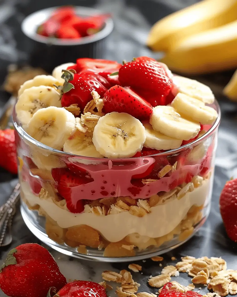 Strawberry Banana Pudding Dream: The Easy Indulgent Delight