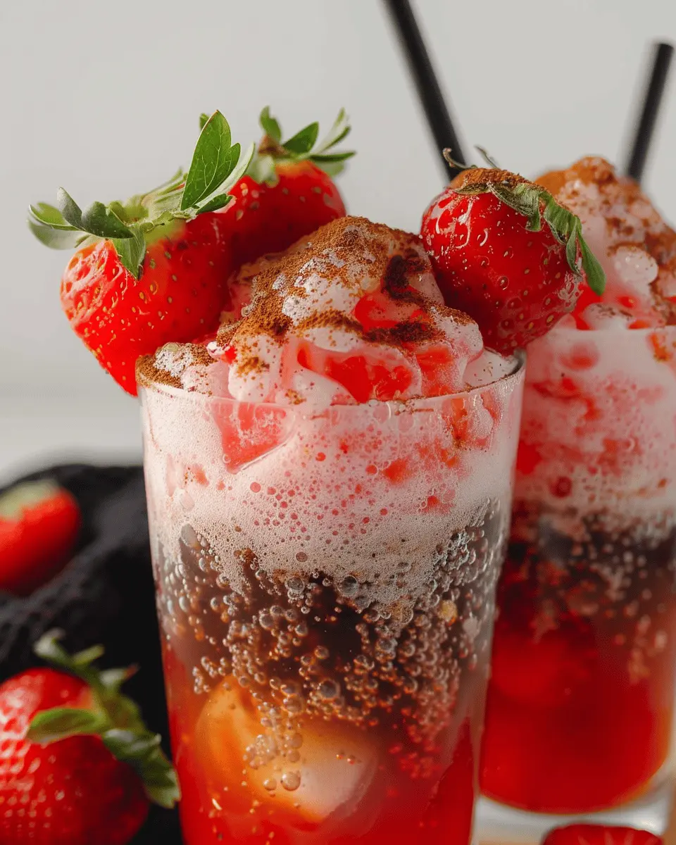 Coffee Creamer Soda Delight: Try This Easy Dirty Strawberry Soda Recipe