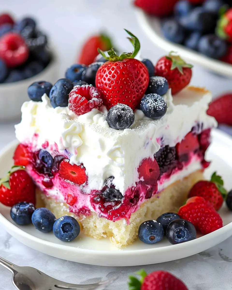 Summer Berry Poke Cake: The Best Easy Dessert for Warm Days