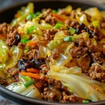 Irresistible Chinese Ground Beef and Cabbage Stir-Fry Recipe
