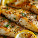 Garlic Butter Oven Baked Tilapia