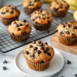 Banana Chocolate Chip Yogurt Muffins