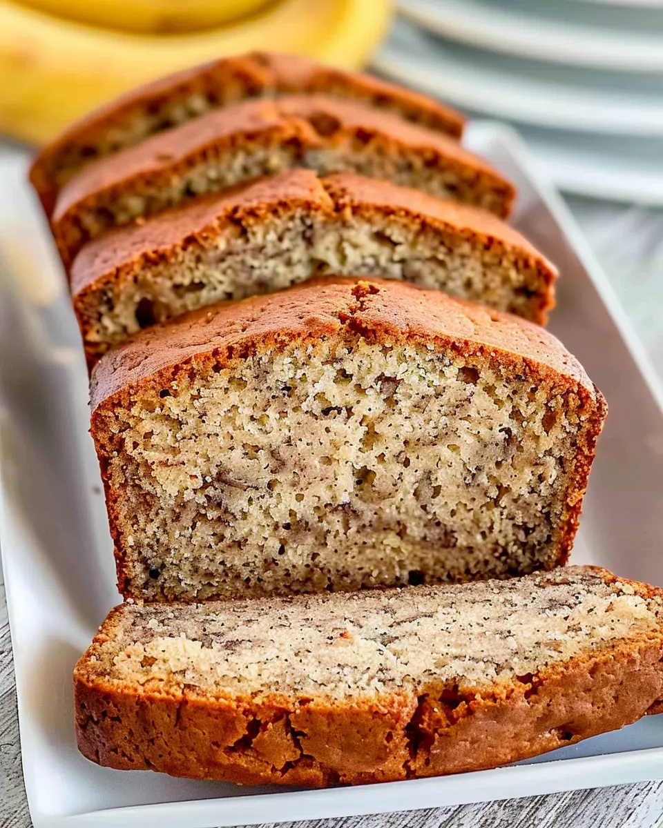 Old Fashioned Banana Bread