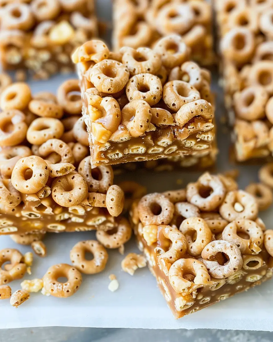 Peanut Butter Cheerio Bars